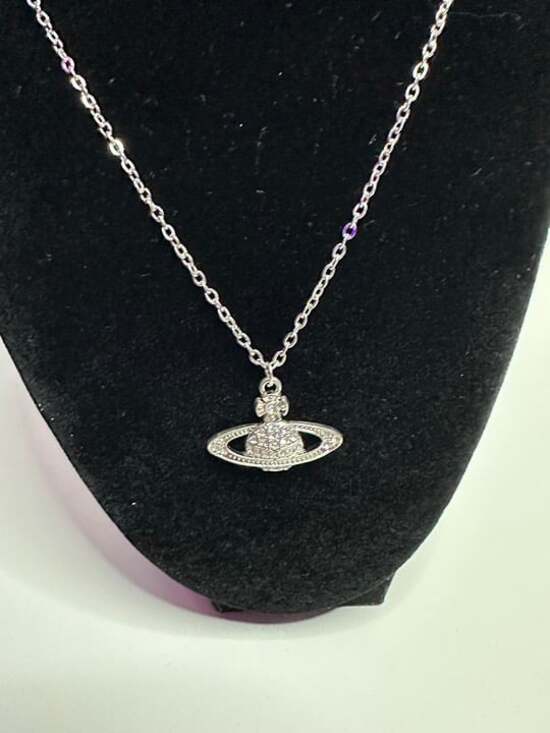 Vivienne Westwood Jewelry - Silver Vivienne Westwood Orb Planet Necklace